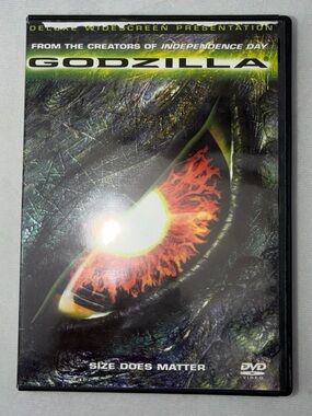 Godzilla (1998) Deluxe Presentation DVD VG++ Matthew Broderick BUNDLE 3/$15